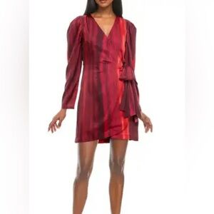 TASH AND SOPHIE Wrap Side Tie Dress | Nordstromrack